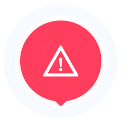 Minimize risk icon